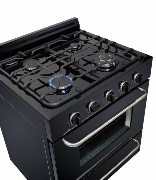 Unique Classic 30-inch Off-Grid Propane Range White or Black - Image 4