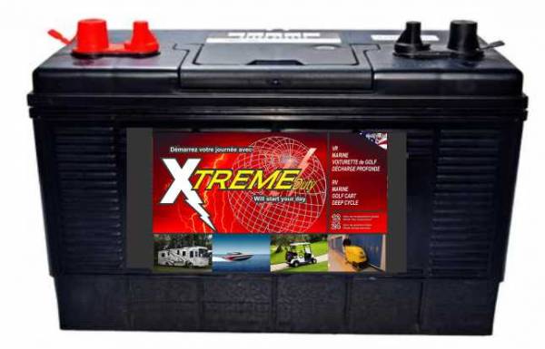 MD31-205 Batterie XtremeDuty Groupe 31 Décharge Profonde 12V 205AH