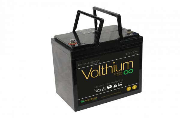 Batterie Lithium Volthium 12V 100A - Autochauffante/Bluetooth