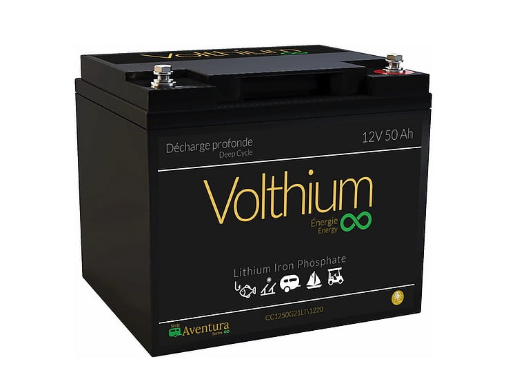 Lithium Volthium battery 12V 50A - TSI Réfrigération